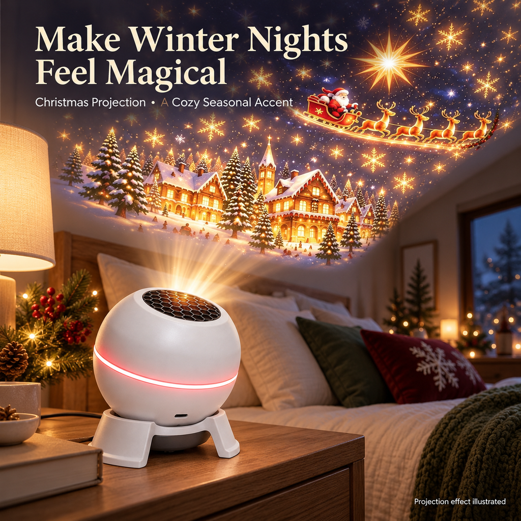 Zovarivo-Portable Christmas Scene Projection Light-YJ8790