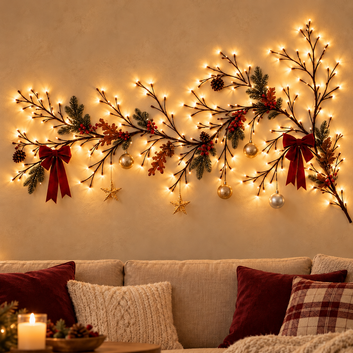 Zovarivo-Remote-Control LED Branch Decoration Lights-UI4392