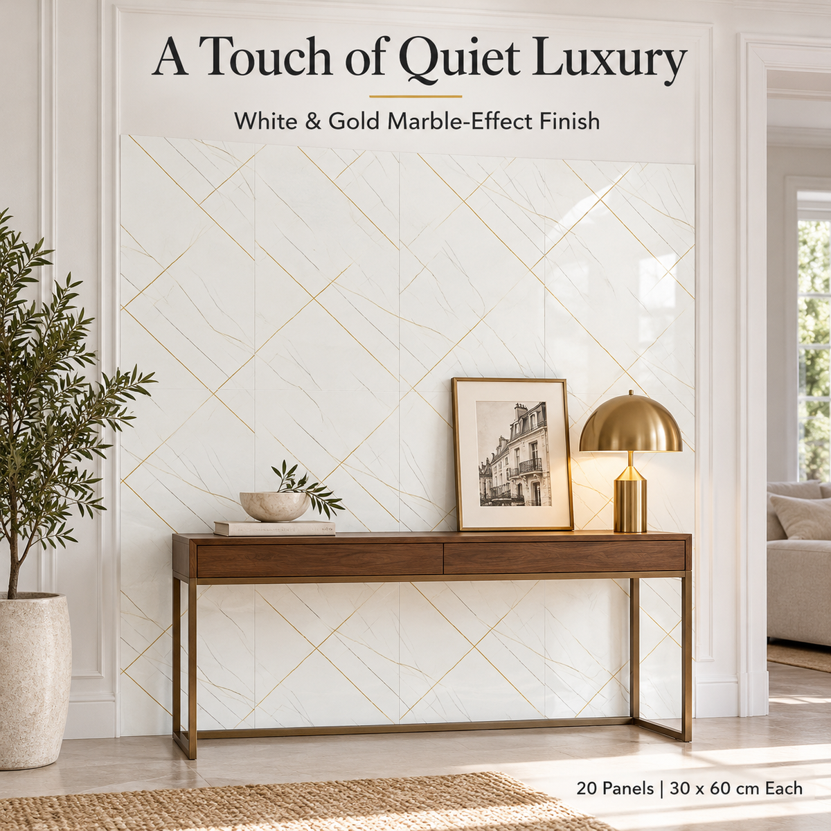 Zovarivo-20-Pack Marble-Effect Peel-and-Stick Wall Panels-CST0