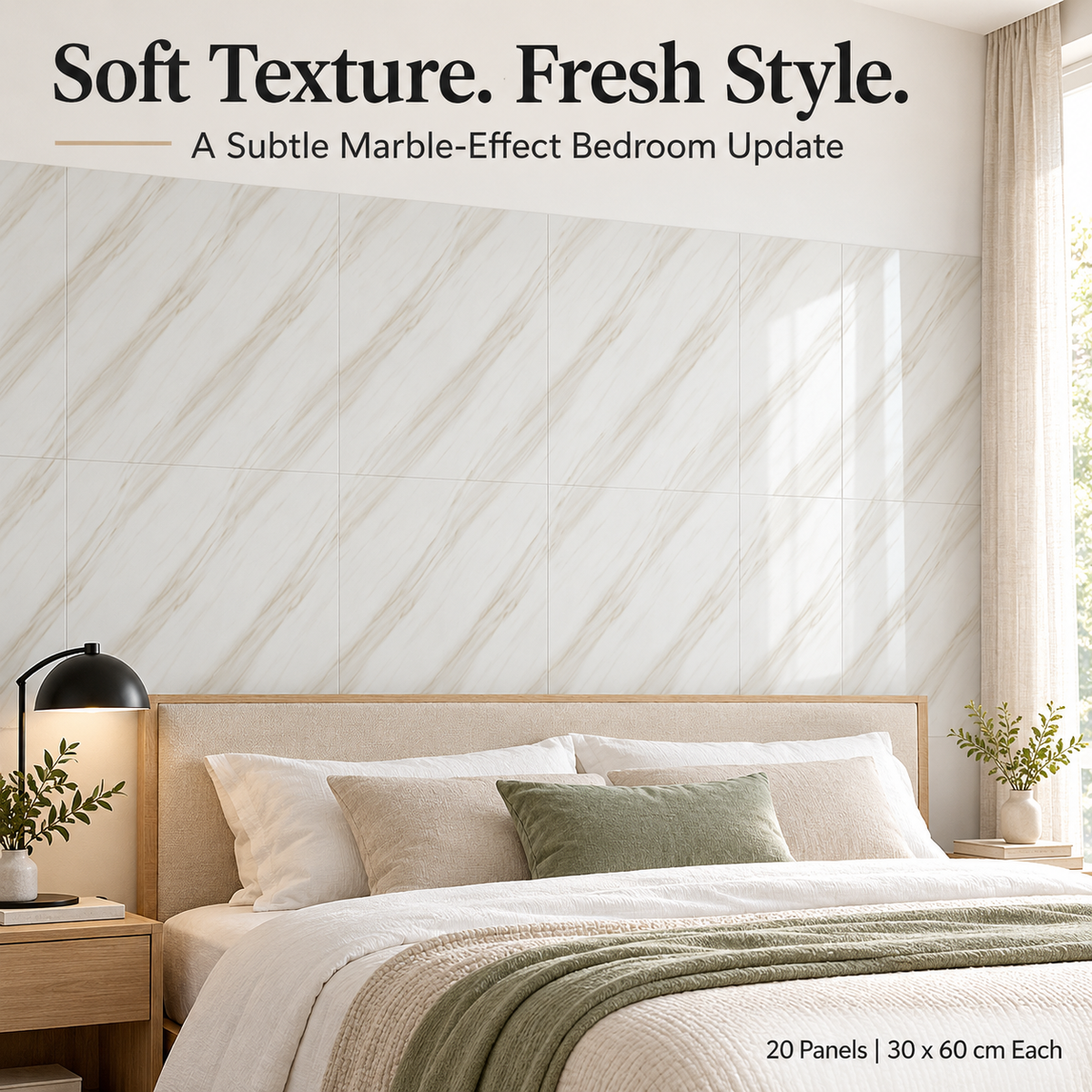 Zovarivo-20-Pack Marble-Effect Peel-and-Stick Wall Panels-CST0