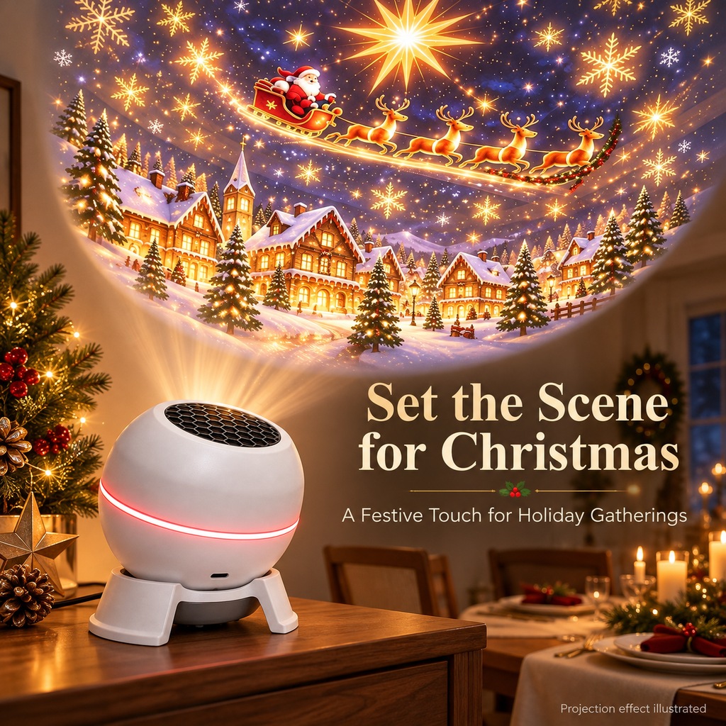 Zovarivo-Portable Christmas Scene Projection Light-YJ8790