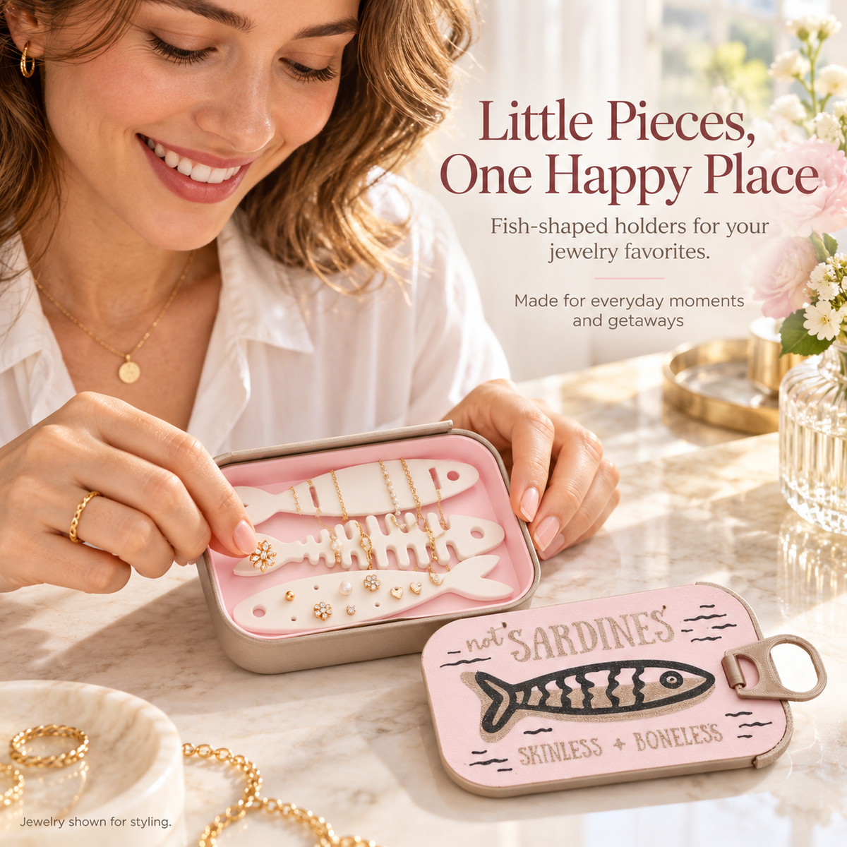 Zovarivo-Sardine-Tin Travel Jewelry Organizer-YE7748