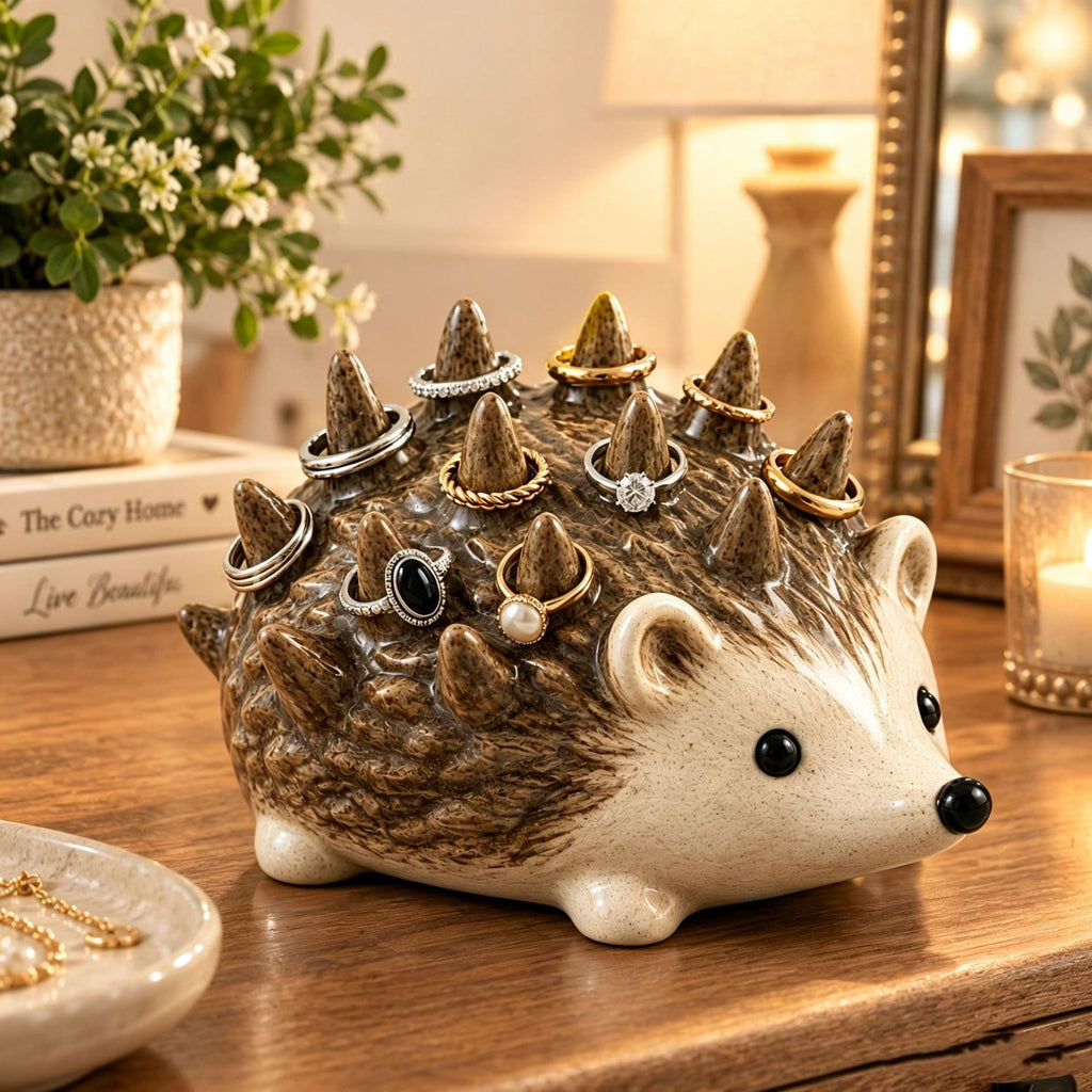 Zovarivo-Hedgehog Ring & Trinket Holder-JD9013