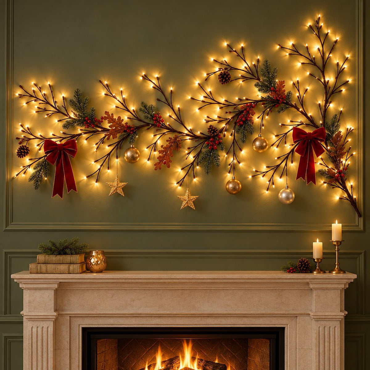 Zovarivo-Remote-Control LED Branch Decoration Lights-UI4392