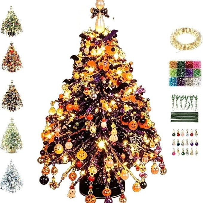 Zovarivo-DIY Beaded Christmas Tree Craft Kit-YJ8628