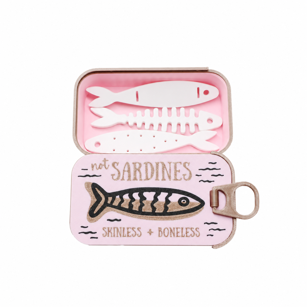 Zovarivo-Sardine-Tin Travel Jewelry Organizer-YE7748