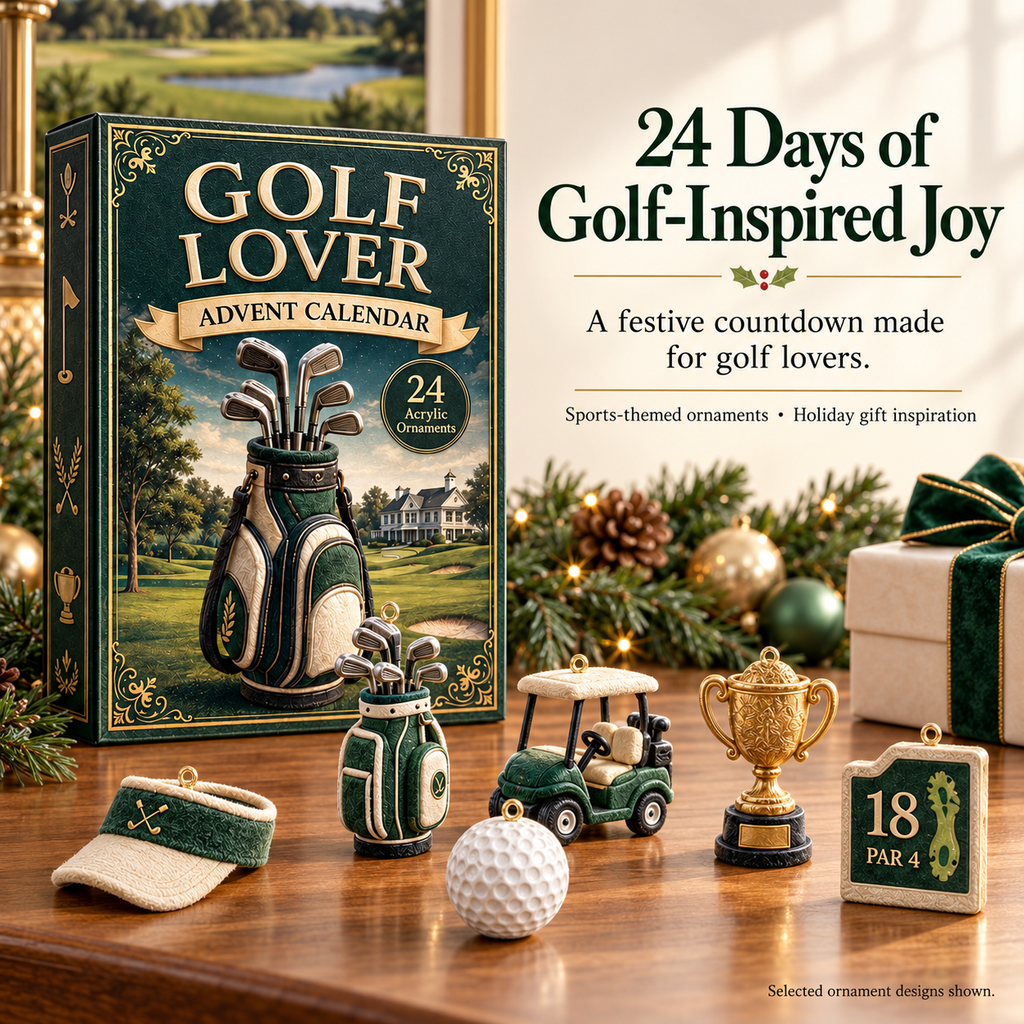 Zovarivo-24-Day Sports-Themed Ornament Advent Calendar-YJ7733